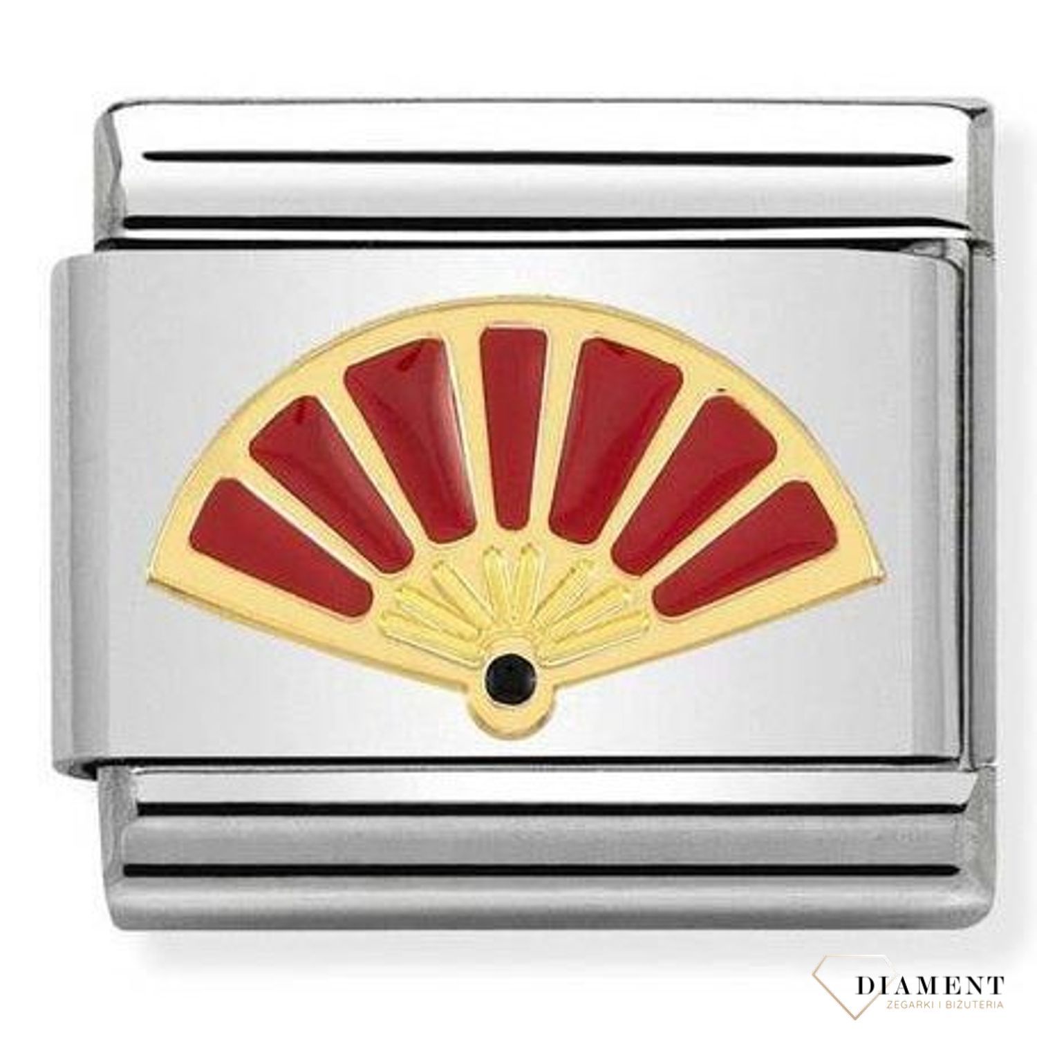 Nomination - Link 18K Gold 'Red Fan' 030285 48 biżuteria nomination nomination zawieszki nomination baza.jpg